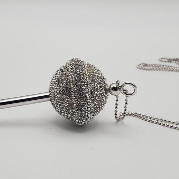 Simone I. Smith A Sweet Touch of Hope Crystal Platinum Over Sterling Lollipop - Picture 6 of 11